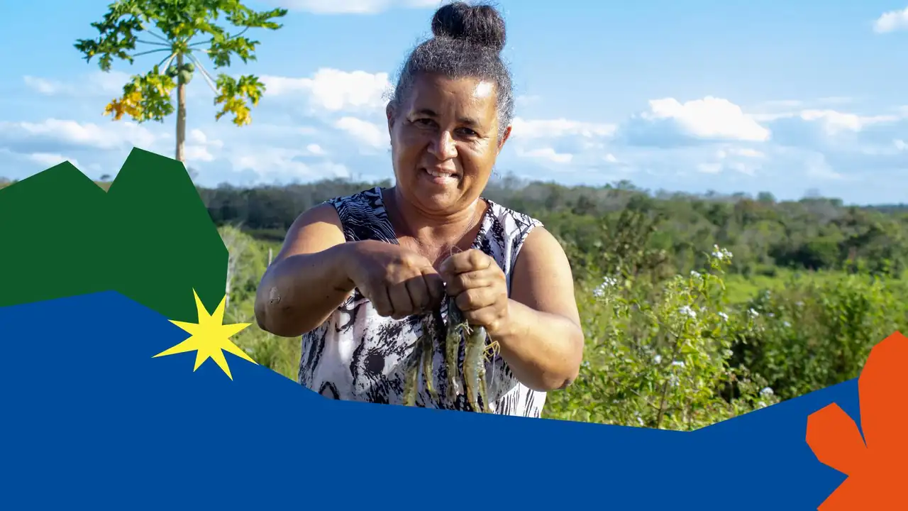Empreendedora apoiada pelo microcrédito da Acreditar